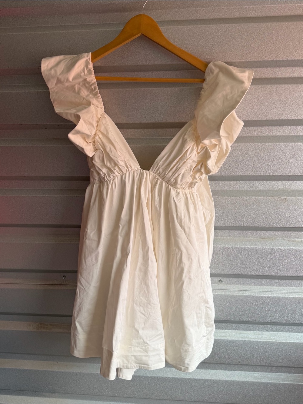 For Love and Lemons Clementine Mini Dress in white